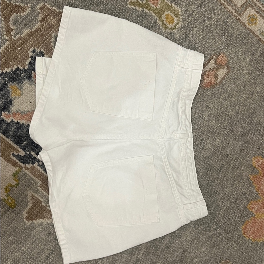Zara Crisp White Skort, Denim - Picture 3 of 5